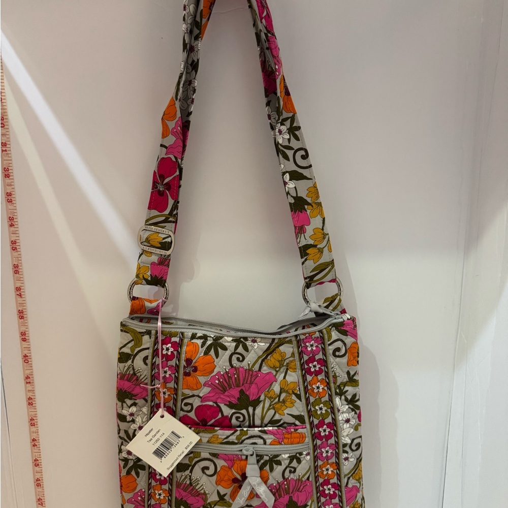 Vera Bradley Floral Crossbody Bag - Hipster Tea Garden